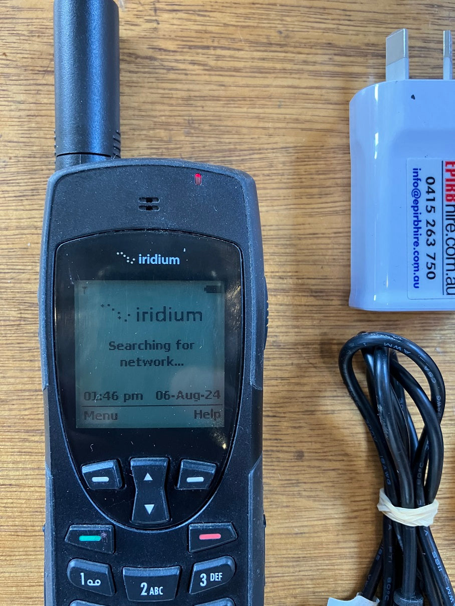 Iridium 9555 Satellite phone, 12mth warranty, ex hire